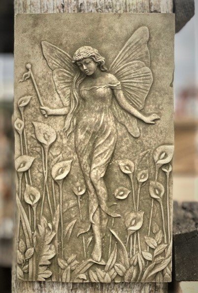 Wells Reclamation Lily Fairy Wall Plaque