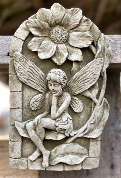 Wells Reclamation Flower Fairy Wall Plaque