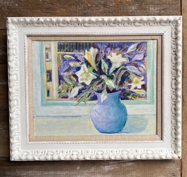 Early 20th Century School 'Vase Of Flowers' Oil On Canvas