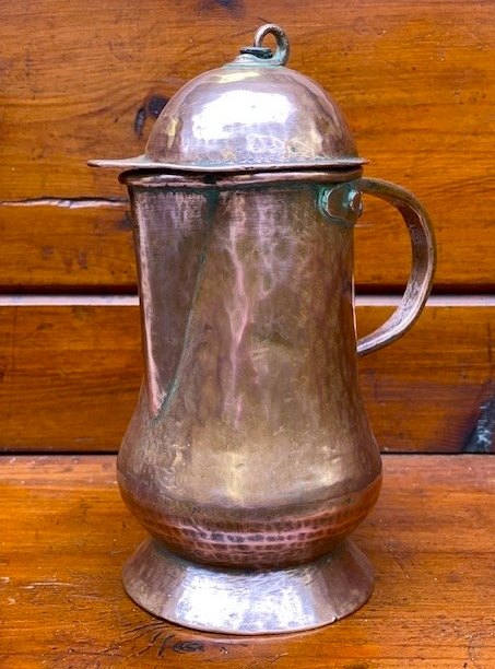 Wells Reclamation Vintage Hammered Copper Coffee Pot