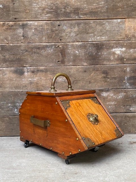 Wells Reclamation Vintage Decorative Coal Scuttle