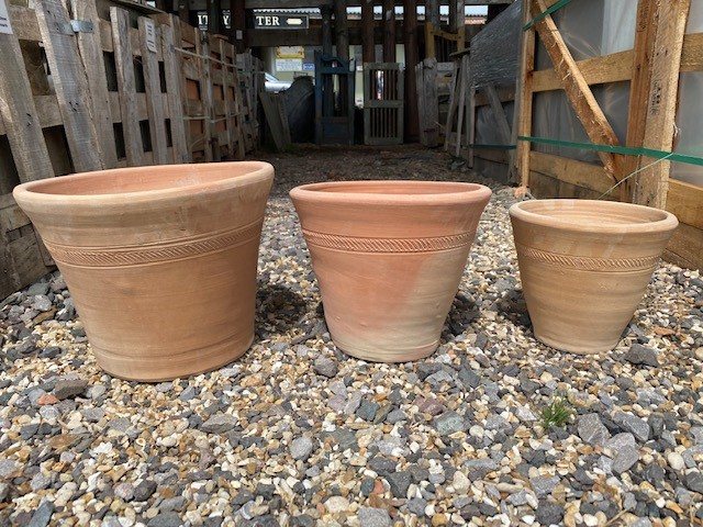 Wells Reclamation Terracotta Pots (Decorative)