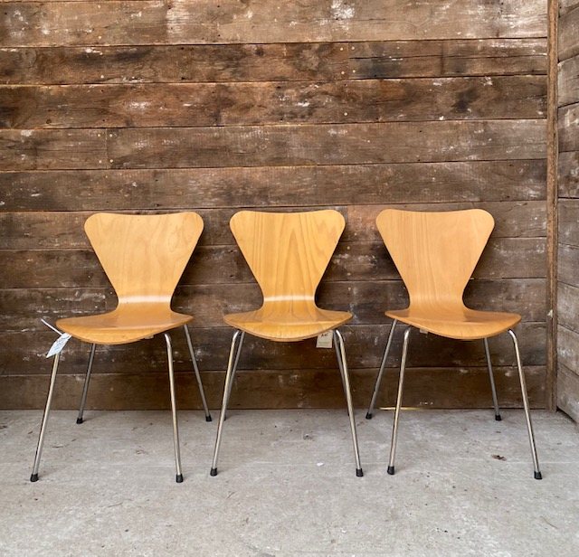 Wells Reclamation Mid Century Style Shaped Plywood Ant Chair