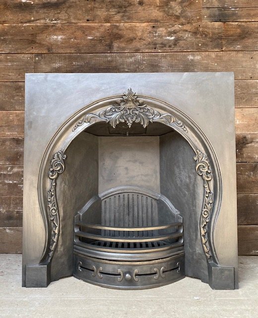 Wells Reclamation Stunning Decorative Cast Iron Fireplace