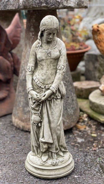 Wells Reclamation Stone Statue (Princess)