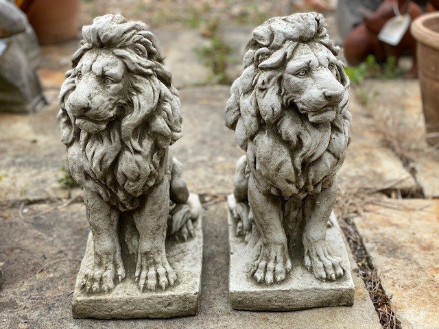 Seated Stone Lions
