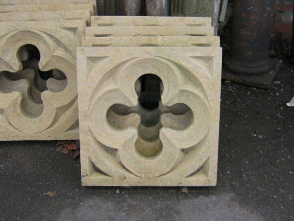 Wells Reclamation Stone Quatrefoil Window