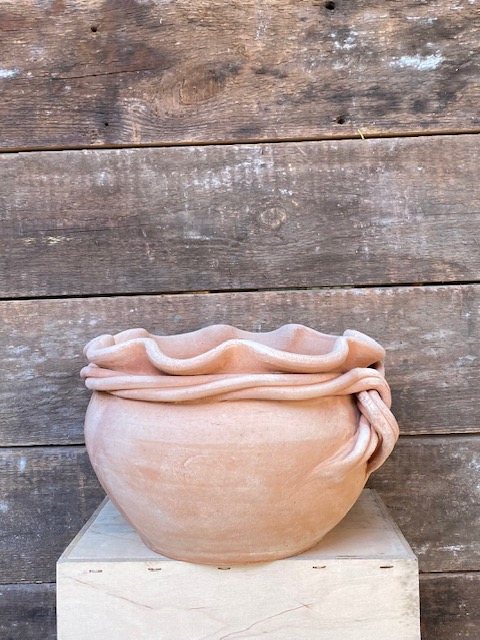 Wells Reclamation Fine Italian Decorative Terracotta Pot (Rope)