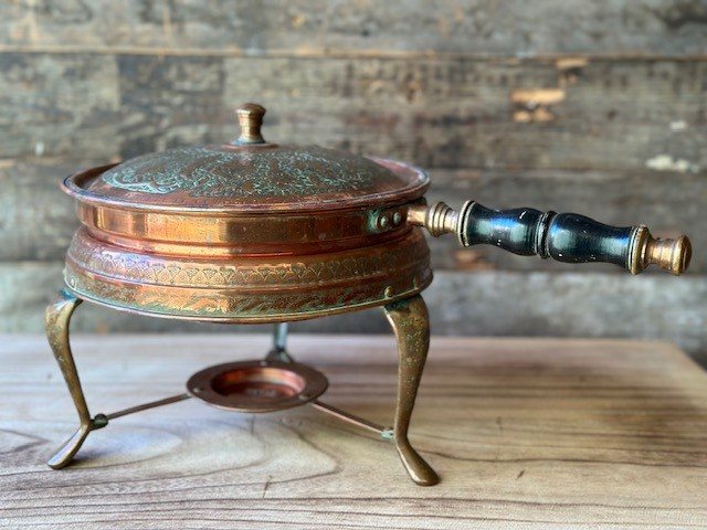 Wells Reclamation Vintage Copper Bain Marie