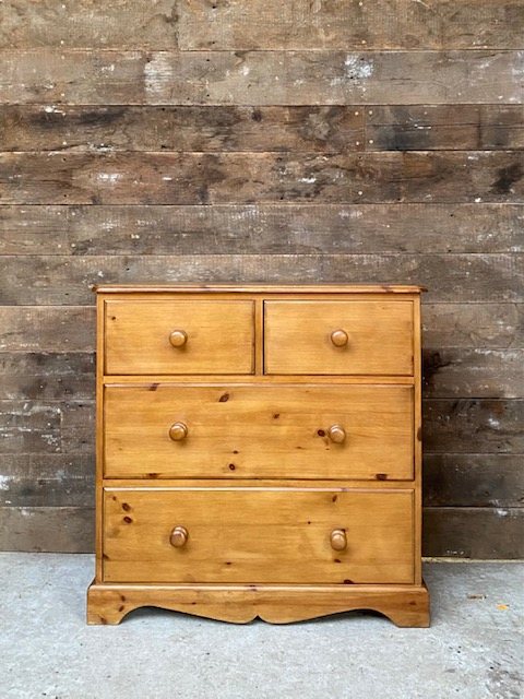 Wells Reclamation Contemporary Solid Pine Chest Of Drawers