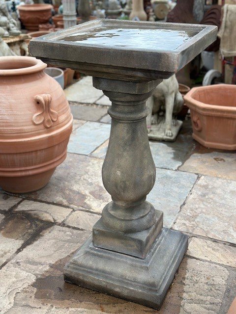 Large Square Bird Bath