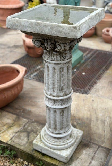 Corinthian Column Bird Bath