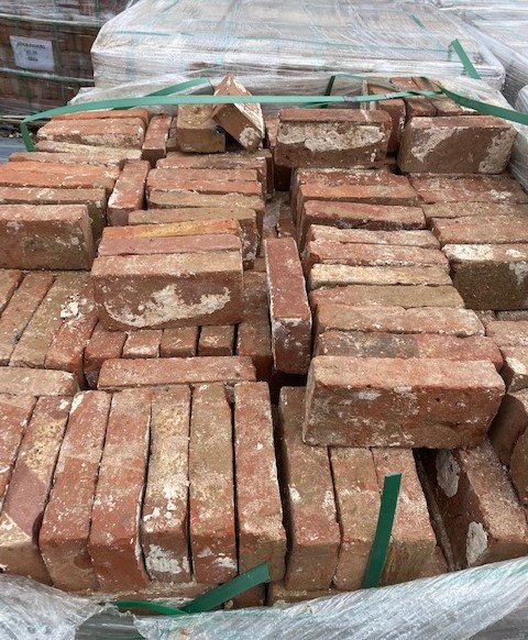 Reclaimed Rustic Clay Brick Pavers