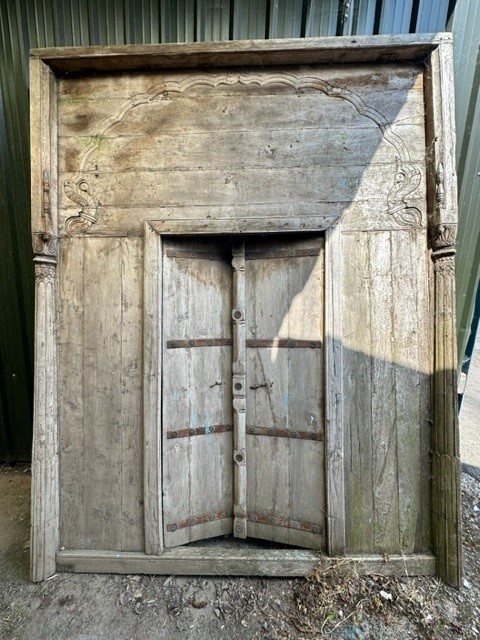 Large Teak Fortified Doorway