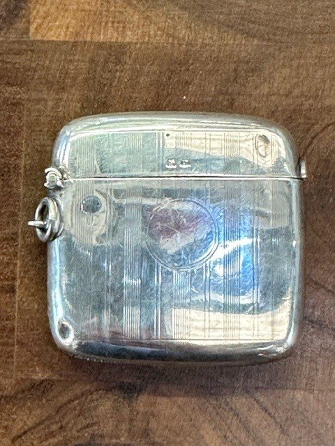 Antique George V Silver Vesta Case