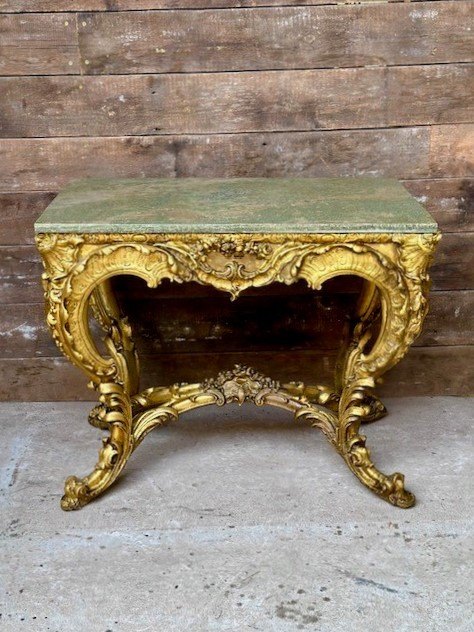 Fabulous 19th Century Rococo Style Console Table