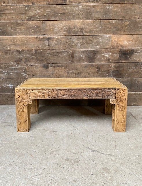 Beautiful Italian Polished Stone Topped Coffee Table