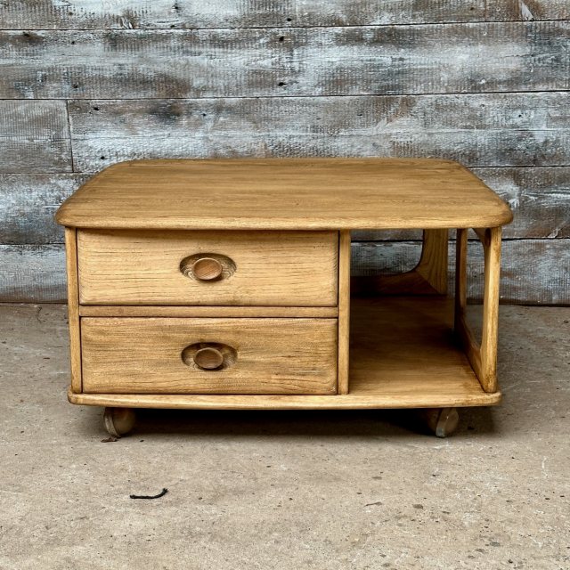 Retro Original Ercol Pandora's Box Coffee Table