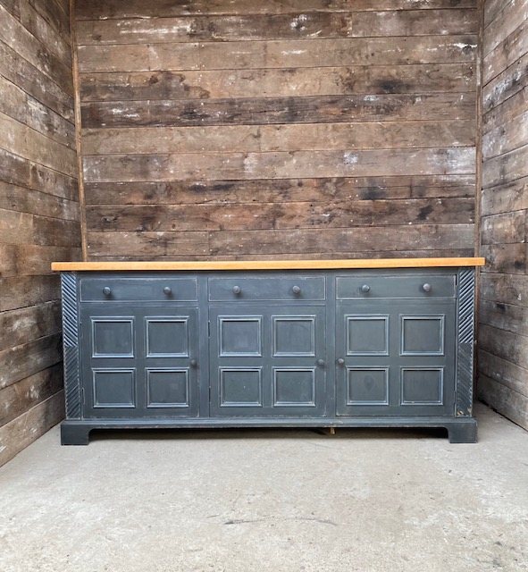 Fantastic Large Contemporary Chalon Oak & Elm Painted Sideboard