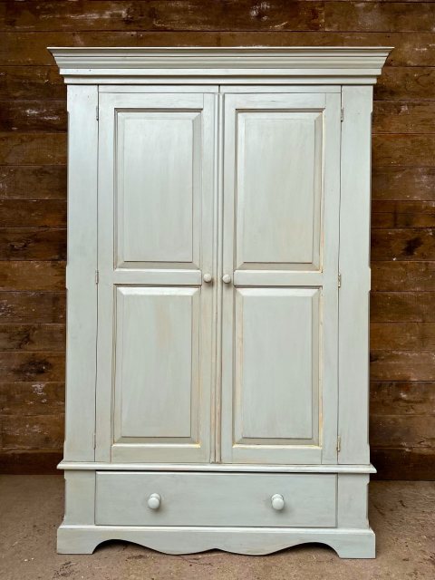 Painted Wooden Wardrobe
