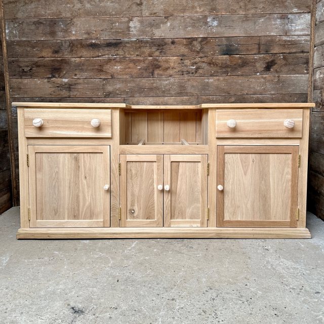 Solid Oak Kitchen Sink Unit