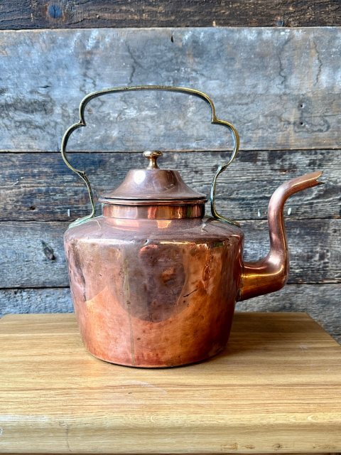 Fantastic 19th Century Copper Kettle