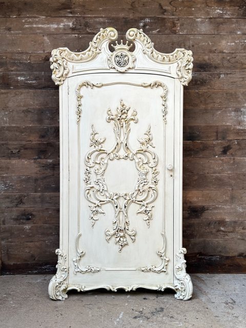 Fabulous French Louis XV Style Painted Armoire