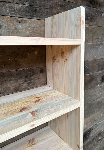 Fantastic Solid Pine Flatpack Shelving Unit