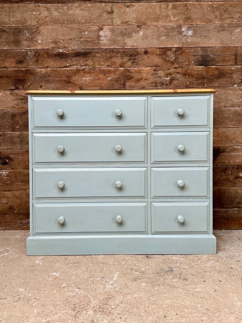 Contemporary Solid Pine Painted Multi Drawer Chest