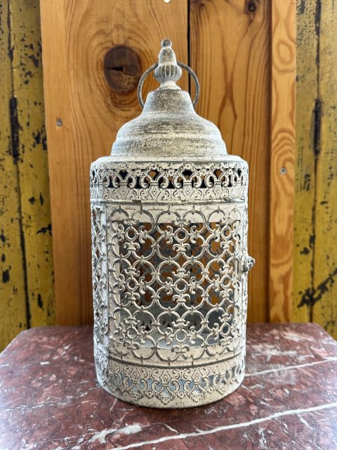 Metal Lantern (White)