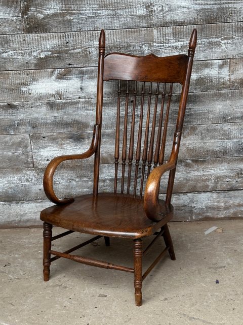 Fine Antique 19th Century American Ash Bentwood Armchair