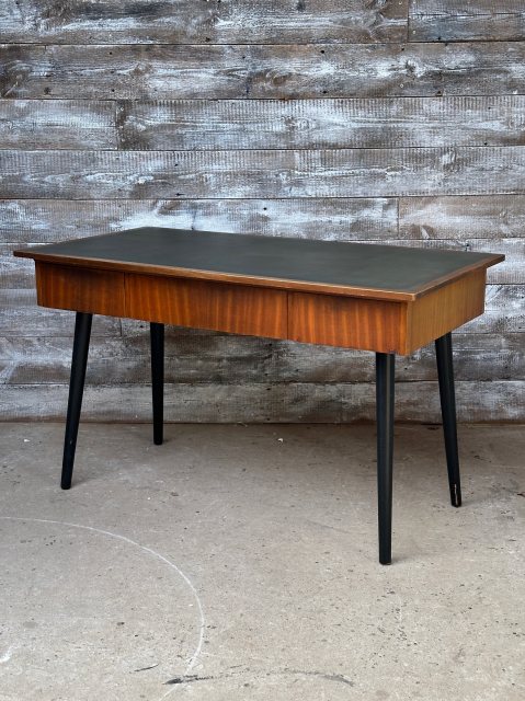 Vintage Mid Century 1960's Veneered Desk