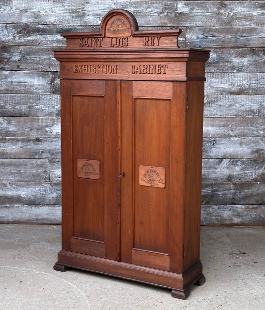 Vintage 1950's Wooden Habana Cigar Cabinet