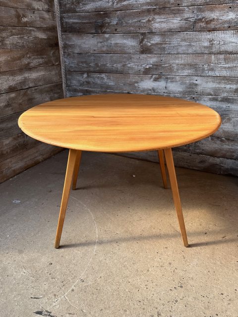 Fabulous Vintage Ercol Blonde Elm Drop Leaf Dining Table