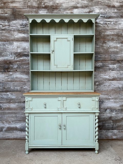 Fabulous Vintage Painted Oak Small Dresser