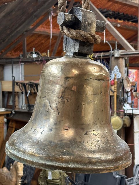 Antique Georgian Cast Bronze Church Bell 18th C