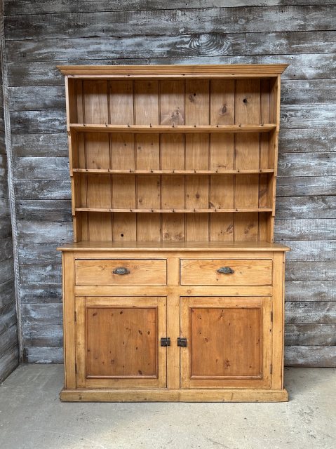 Beautiful Victorian Pine Large Farmhouse Dresser