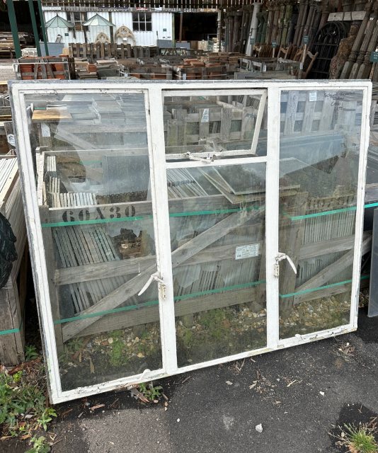 Antique Reclaimed Galvanised Steel Factory Window