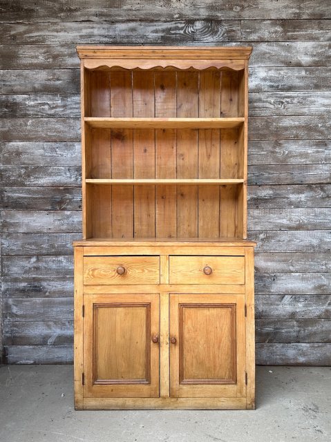 Wonderful Vintage Farmhouse Pine Dresser C1900