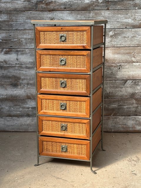Vintage Industrial Style Chest Of Drawers
