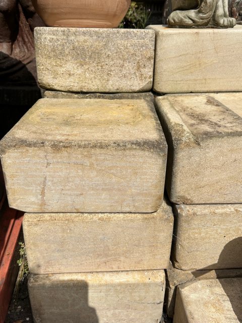 Reclaimed Beige Sandstone Blocks