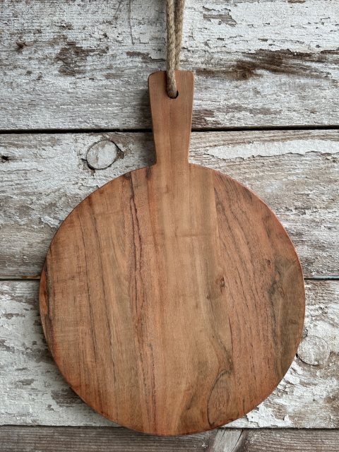Hardwood Round Serving Board