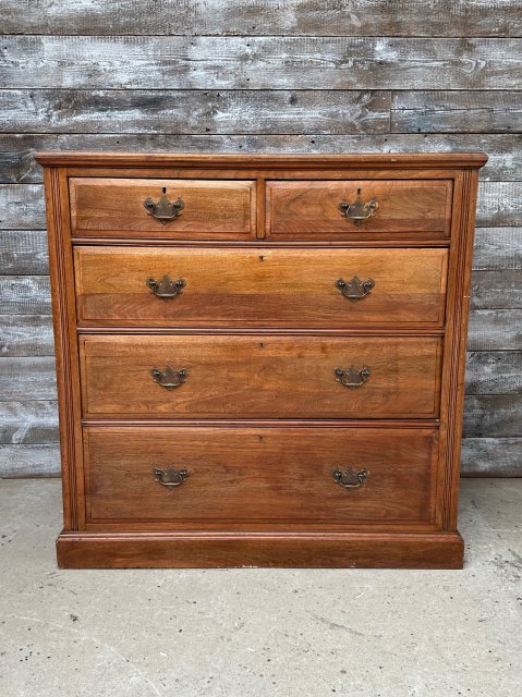 Vintage Large Mahogany Chest Of Drawers