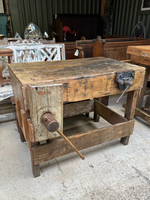 Reclaimed Vintage 1950's Workbench