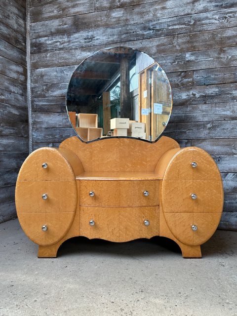 Wonderful Art Deco Maple Dressing Table c1930