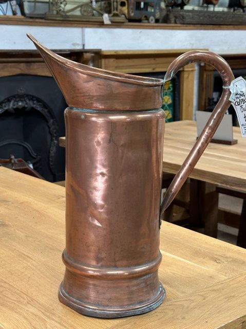 Antique Victorian Oversized Copper Jug