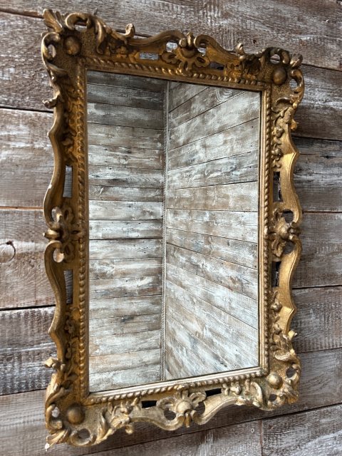 Antique Gilded Victorian Mirror