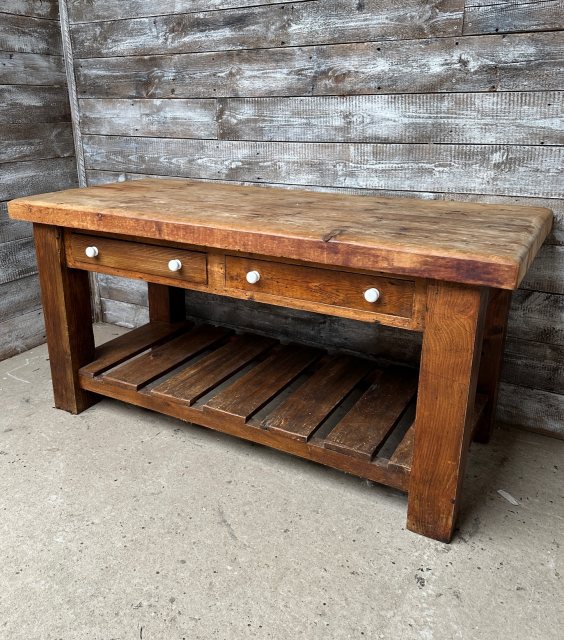 Beautiful Reclaimed Chunky Pine Kitchen Sideboard