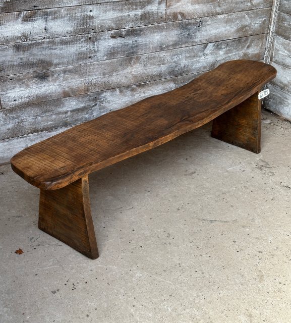Beautiful Rustic Bench Handmade From Reclaimed Elm