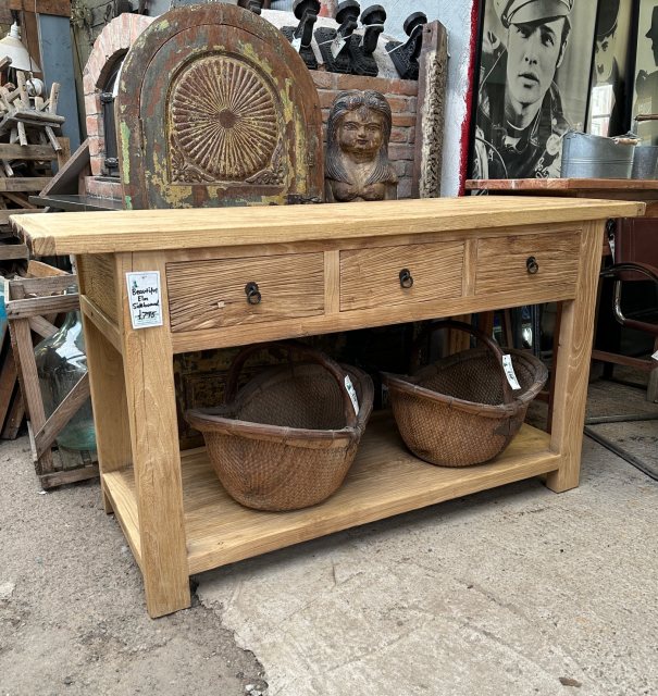 Rustic Farmhouse Elm Sideboard
